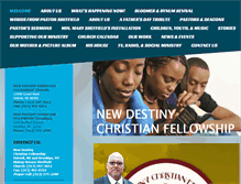 Tablet Screenshot of newdestinyworldwide.com